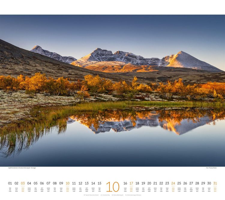 Produktbild: Phantastische Landschaften Kalender 2027