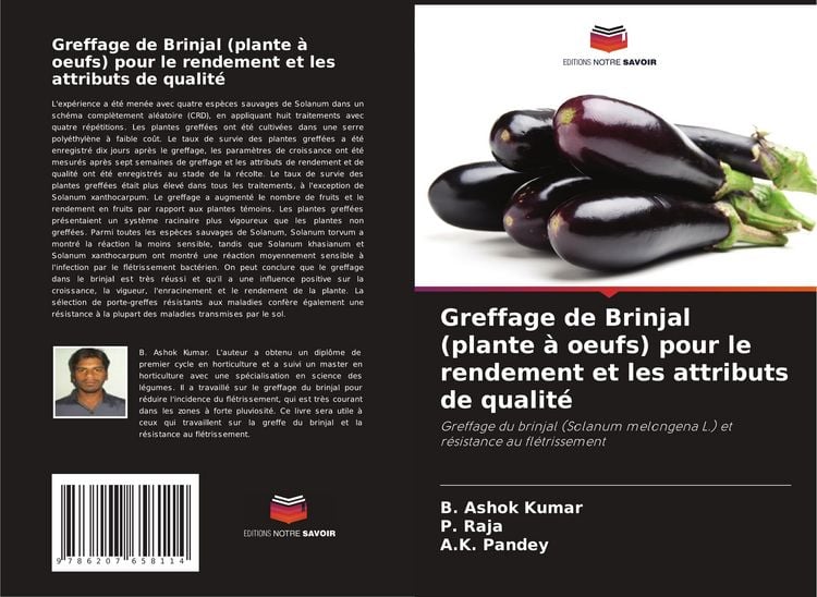 Produktbild: Greffage de Brinjal (plante &agrave; oeufs) pour le rendement et les attributs de qualit&eacute;