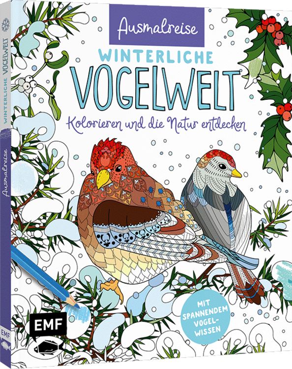 Produktbild: Ausmalreise Winterliche Vogelwelt