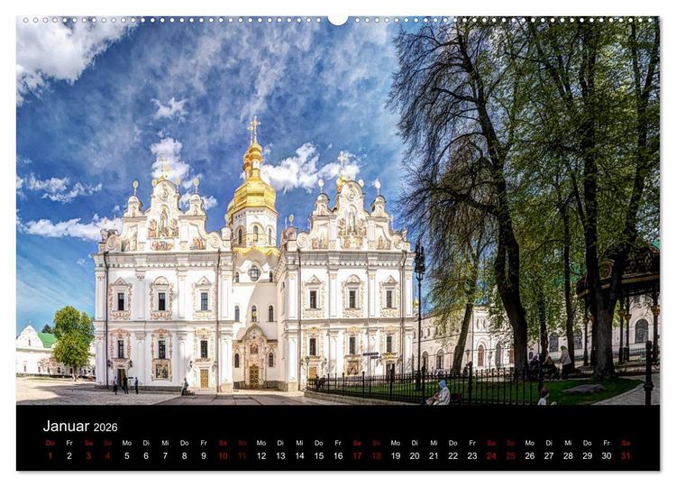 Produktbild: Unterwegs in Kiew (Wandkalender 2026 DIN A2 quer), CALVENDO Monatskalender