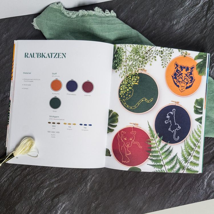 Produktbild: Das Dschungel-Stickbuch