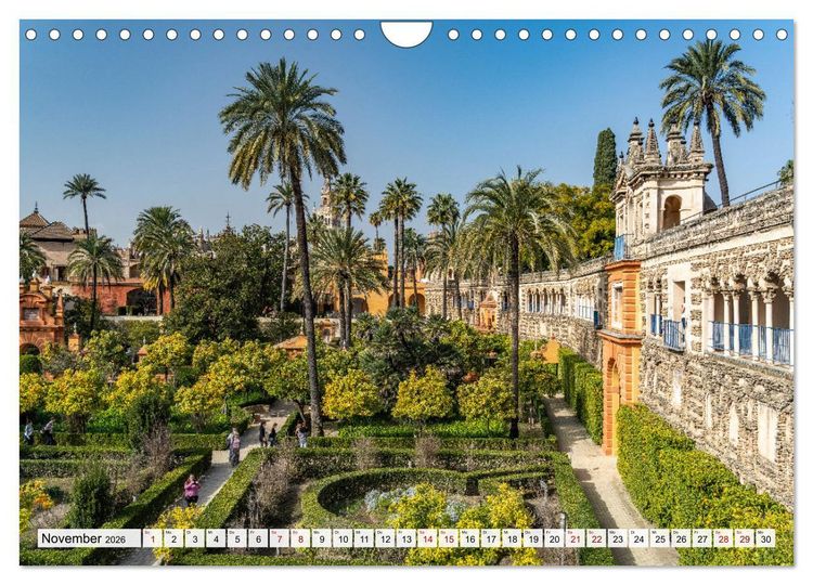 Produktbild: Andalusien - Sevilla (Wandkalender 2026 DIN A4 quer), CALVENDO Monatskalender
