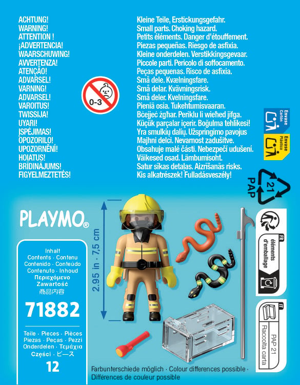 Produktbild: PLAYMOBIL 71882 Schlangenrettung