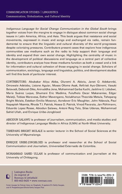Produktbild: Indigenous Language for Social Change Communication in the Global South