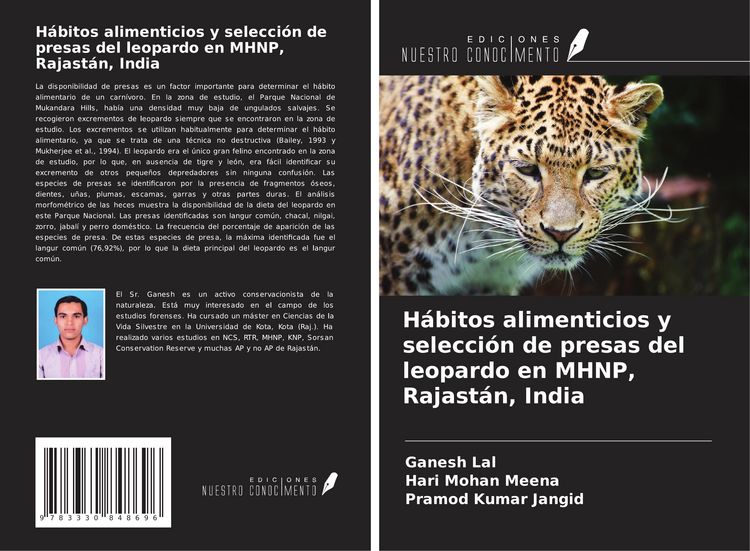 Produktbild: H&aacute;bitos alimenticios y selecci&oacute;n de presas del leopardo en MHNP, Rajast&aacute;n, India