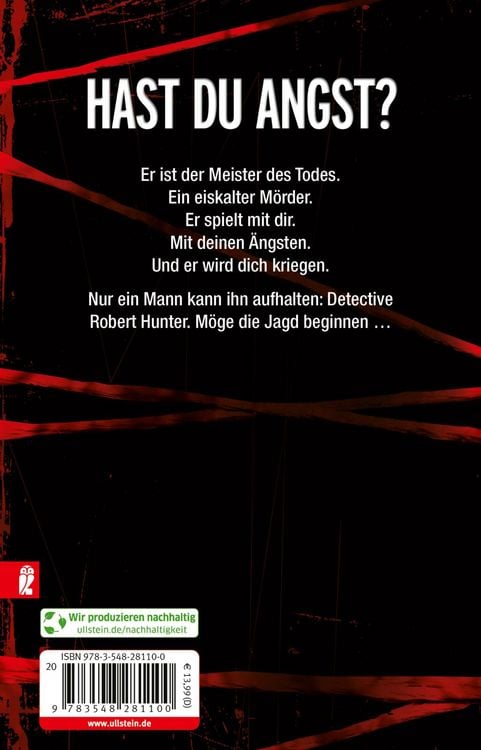 Produktbild: Der Vollstrecker / Detective Robert Hunter Band 2