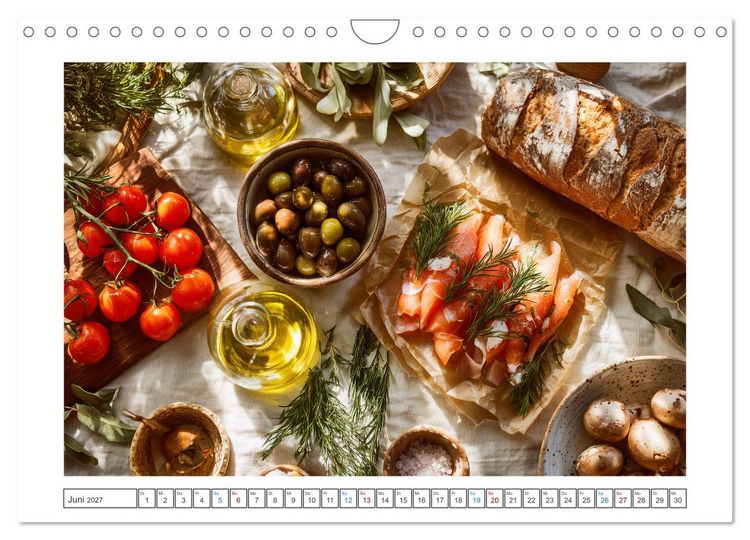 Produktbild: Mediterrane Genussmomente (Wandkalender 2027 DIN A4 quer), CALVENDO Monatskalender