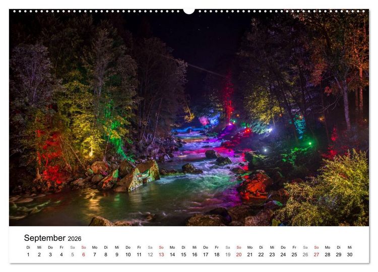 Produktbild: Salzburger Saalachtal - unterwegs im Pinzgau (hochwertiger Premium Wandkalender 2026 DIN A2 quer), Kunstdruck in Hochglanz