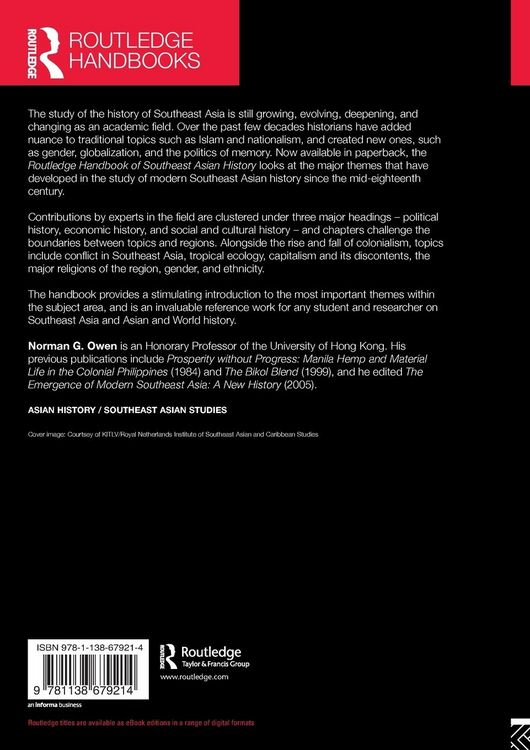 Produktbild: Routledge Handbook of Southeast Asian History