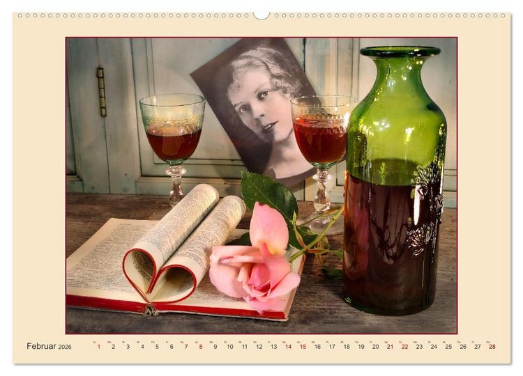 Produktbild: Im Caf&eacute; Nostalgie (Wandkalender 2026 DIN A2 quer), CALVENDO Monatskalender