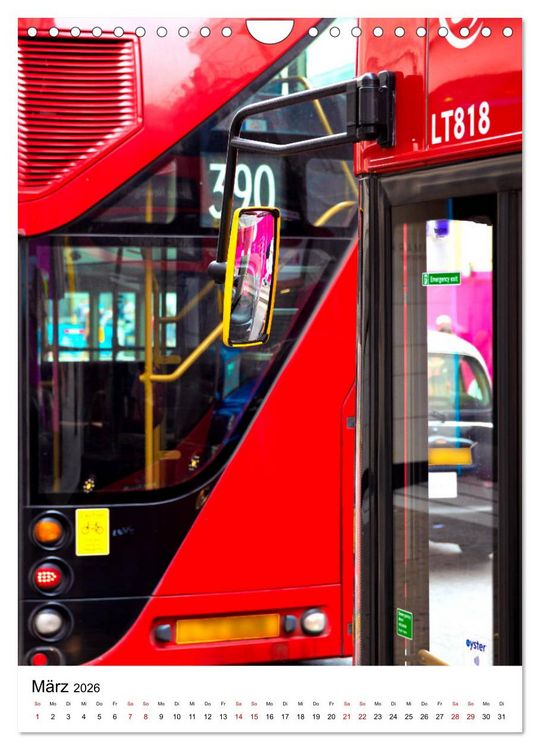Produktbild: London, mal anders (Wandkalender 2026 DIN A4 hoch), CALVENDO Monatskalender