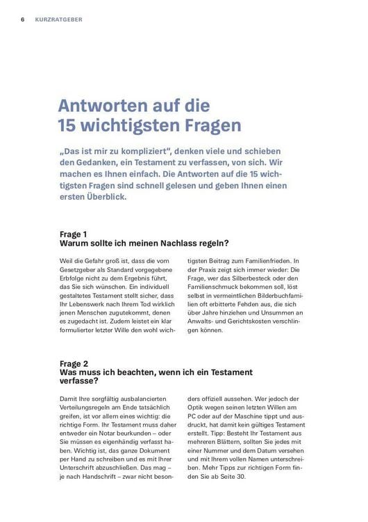 Produktbild: Das Nachlass-Set