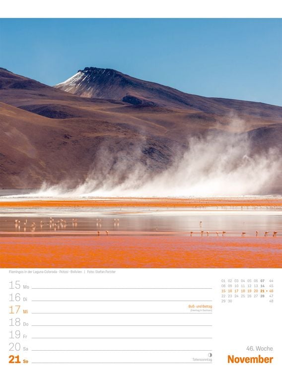 Produktbild: Planet Erde Wochenplaner Kalender 2027 | Landschaften der Welt