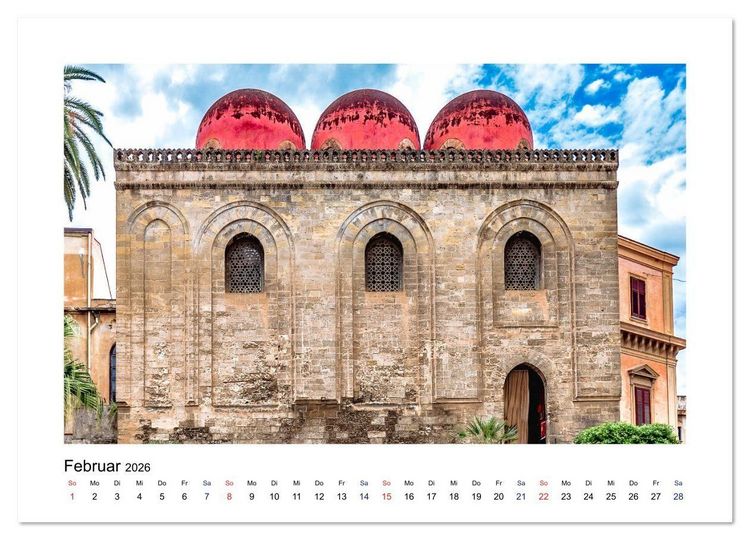 Produktbild: Sizilien - Von Palermo nach Syrakus (Wandkalender 2026 DIN A3 quer), CALVENDO Monatskalender
