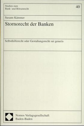 Produktbild: Stornorecht der Banken