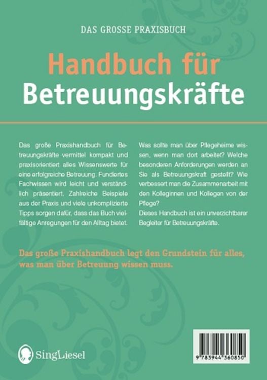 Produktbild: Das Handbuch f&uuml;r Betreuungskr&auml;fte