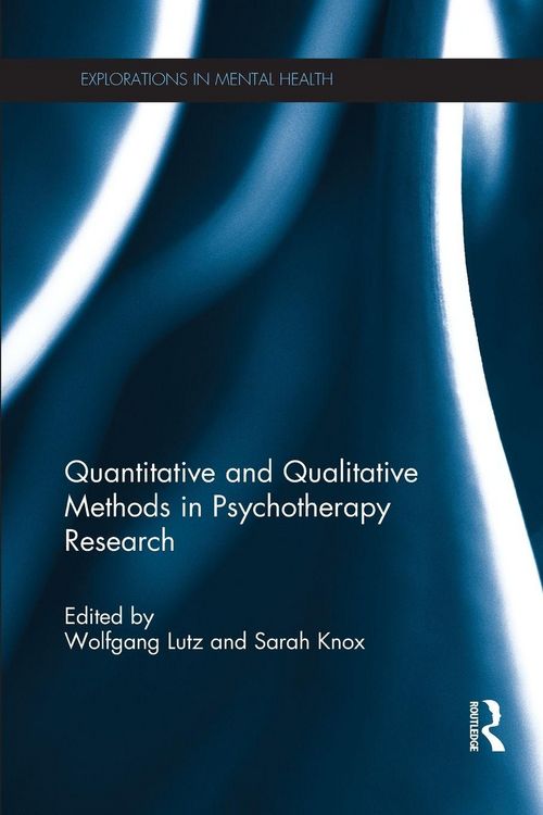 Produktbild: Quantitative and Qualitative Methods in Psychotherapy Research