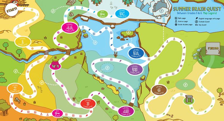 Produktbild: Summer Brain Quest: Between Grades 5 & 6