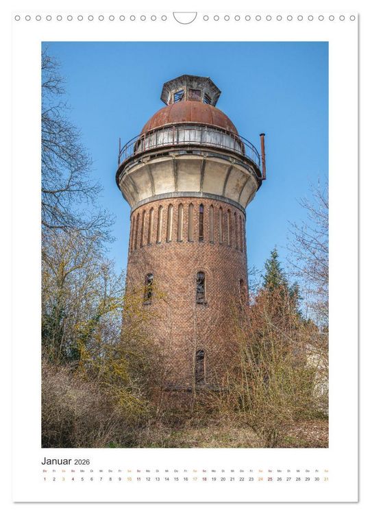 Produktbild: Alte Wassert&uuml;rme (Wandkalender 2026 DIN A3 hoch), CALVENDO Monatskalender