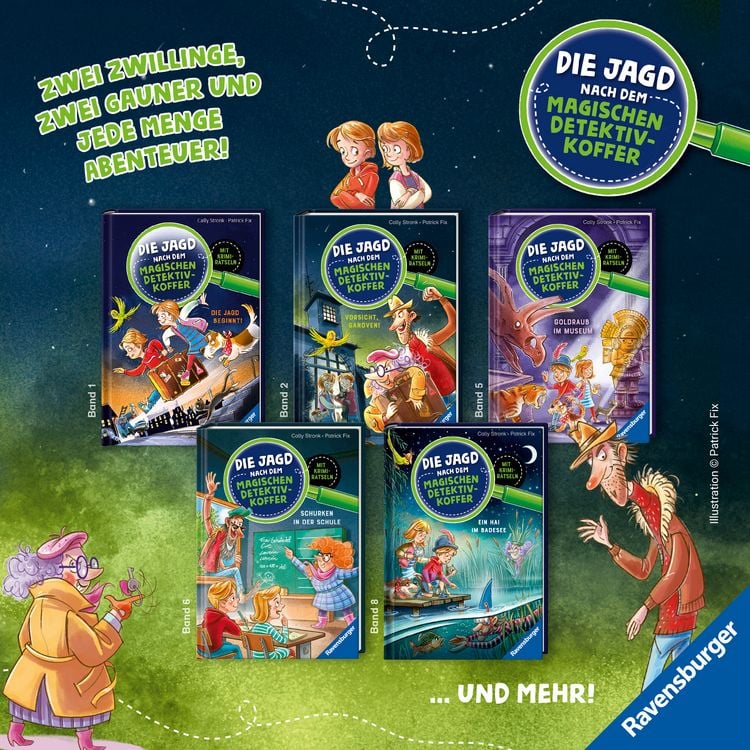 Produktbild: Die Jagd nach dem magischen Detektivkoffer, Band 2 - Vorsicht, Ganoven!