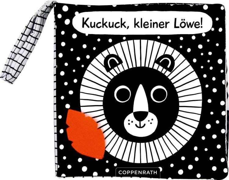 Produktbild: Babys kuschelweiches Kontrastbuch (Stoffbuch): L&ouml;we