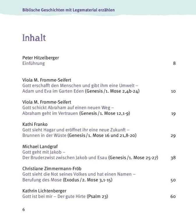 Produktbild: Biblische Geschichten mit Legematerial erz&auml;hlen