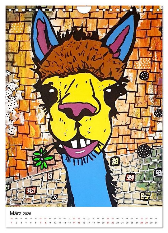 Produktbild: Pop Art Animals - Atelier Zippo (Wandkalender 2026 DIN A4 hoch), CALVENDO Monatskalender