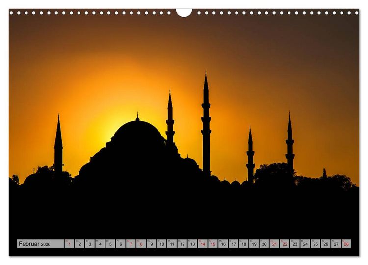 Produktbild: Istanbul - Im Schnittpunkt von Kulturen und Kontinenten (Wandkalender 2026 DIN A3 quer), CALVENDO Monatskalender