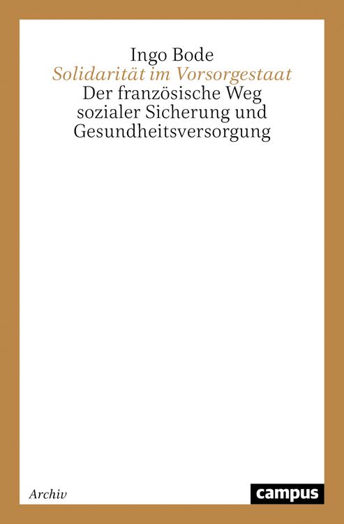 Produktbild: Solidarit&auml;t im Vorsorgestaat