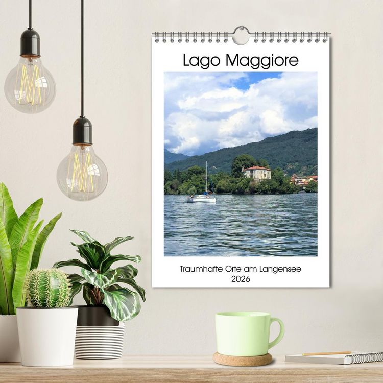 Produktbild: Traumhafter Lago Maggiore (Wandkalender 2026 DIN A4 hoch), CALVENDO Monatskalender
