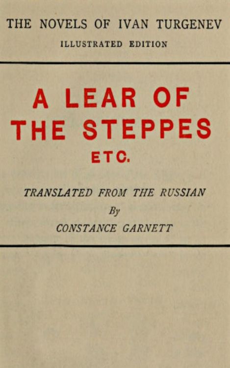 Produktbild: A Lear of the Steppes