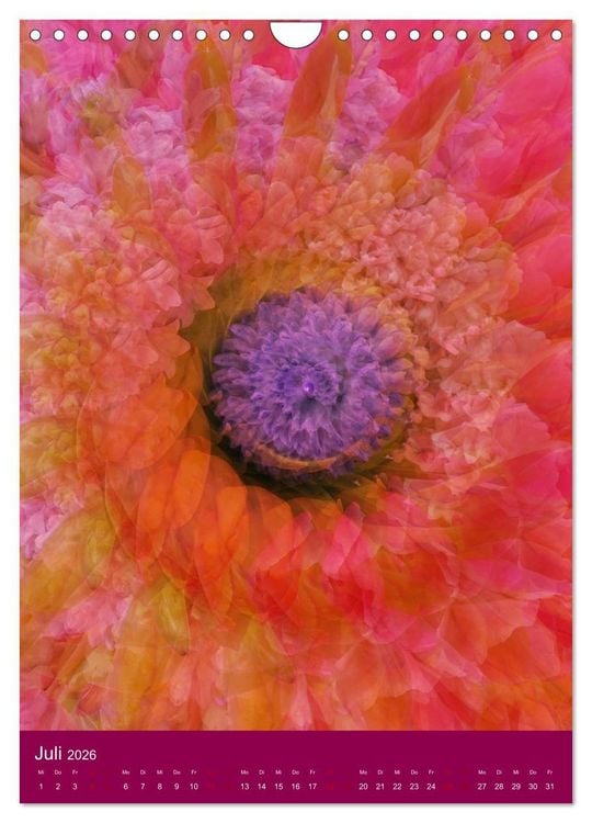 Produktbild: Meditative Pflanzenmandalas (Wandkalender 2026 DIN A4 hoch), CALVENDO Monatskalender