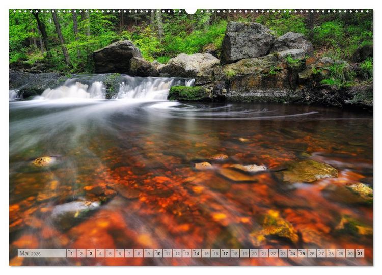 Produktbild: Moore und B&auml;che in Eifel und Ardennen (Wandkalender 2026 DIN A2 quer), CALVENDO Monatskalender