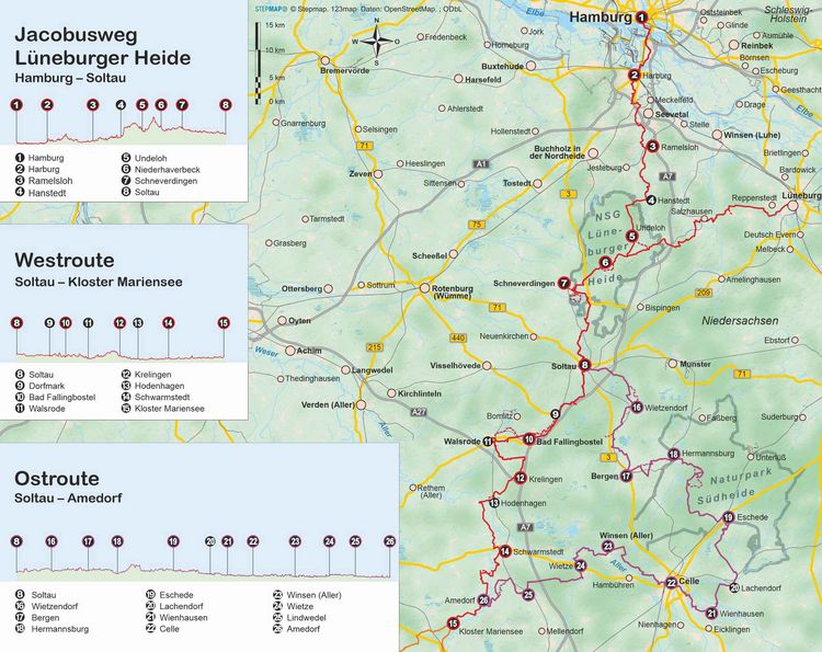 Produktbild: Jacobusweg L&uuml;neburger Heide