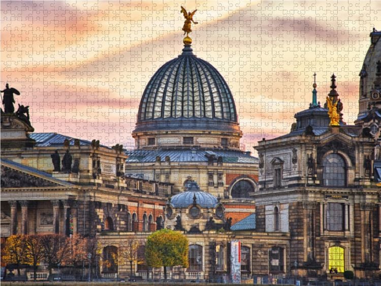 Produktbild: CALVENDO Puzzle Kunstakademie Dresden 1000 Teile Lege-Gr&ouml;&szlig;e 64 x 48 cm Foto-Puzzle Bild von Dirk Meutzner