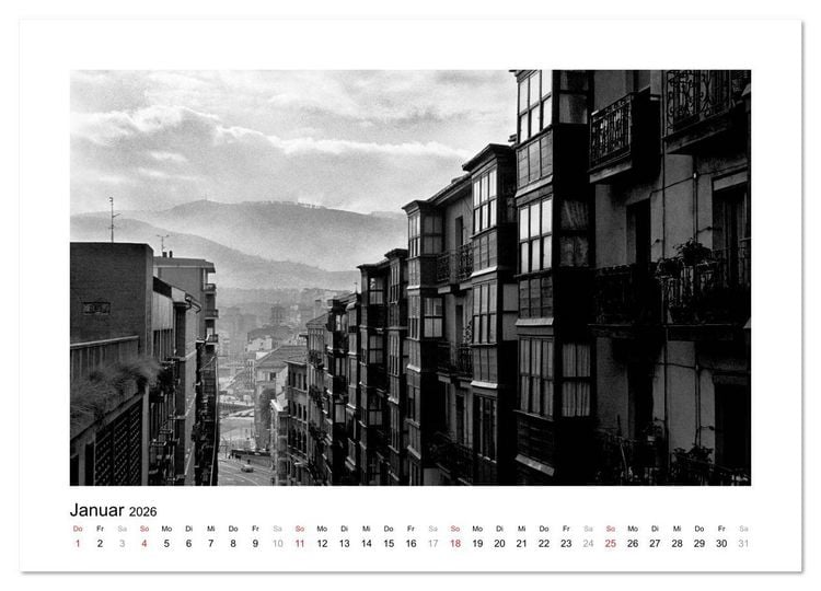Produktbild: Bilbao - Bilder einer Stadt (Wandkalender 2026 DIN A4 quer), CALVENDO Monatskalender