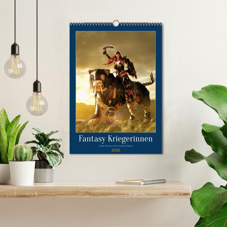 Produktbild: Fantasy Kriegerinnen (Wandkalender 2026 DIN A3 hoch), CALVENDO Monatskalender