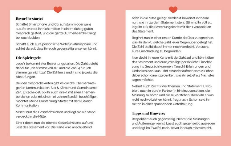 Produktbild: Kartenspiel: Talk about &ndash; Das Kommunikationsspiel f&uuml;r Paare