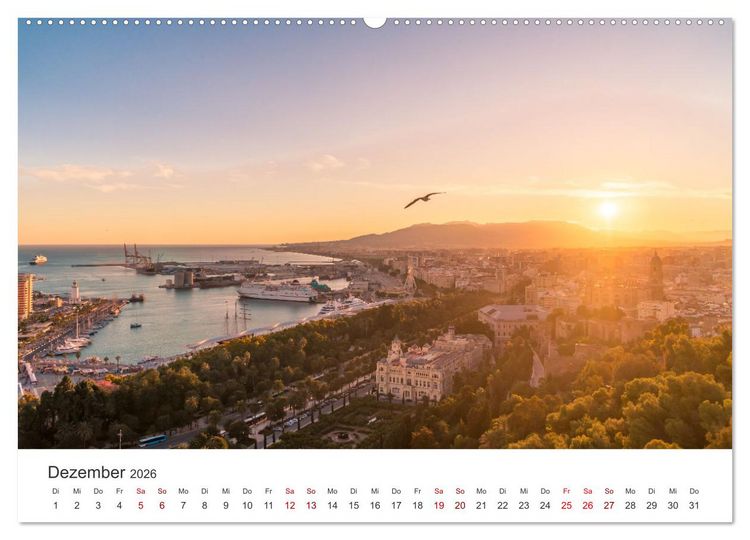 Produktbild: Spanien - Ein wundervolles Land mit viel Sonnenschein. (Wandkalender 2026 DIN A2 quer), CALVENDO Monatskalender