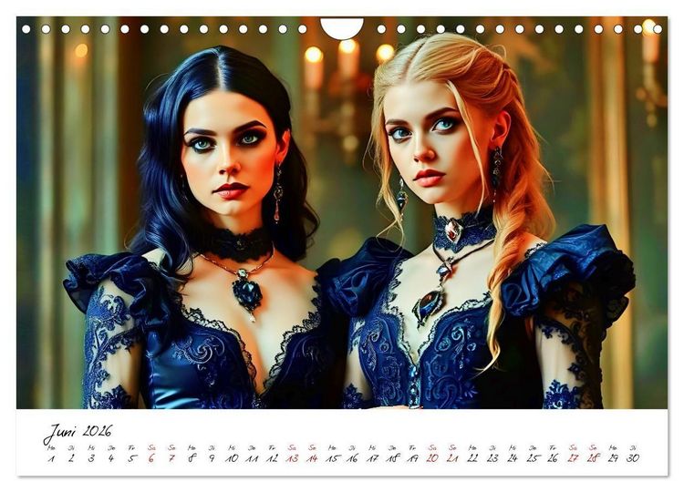 Produktbild: Dunkle M&auml;rchenwelten (Wandkalender 2026 DIN A4 quer), CALVENDO Monatskalender