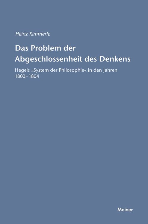 Produktbild: Das Problem der Abgeschlossenheit des Denkens
