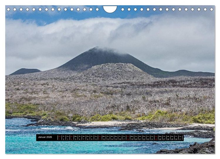 Produktbild: Galapagos- Landschaften (Wandkalender 2026 DIN A4 quer), CALVENDO Monatskalender