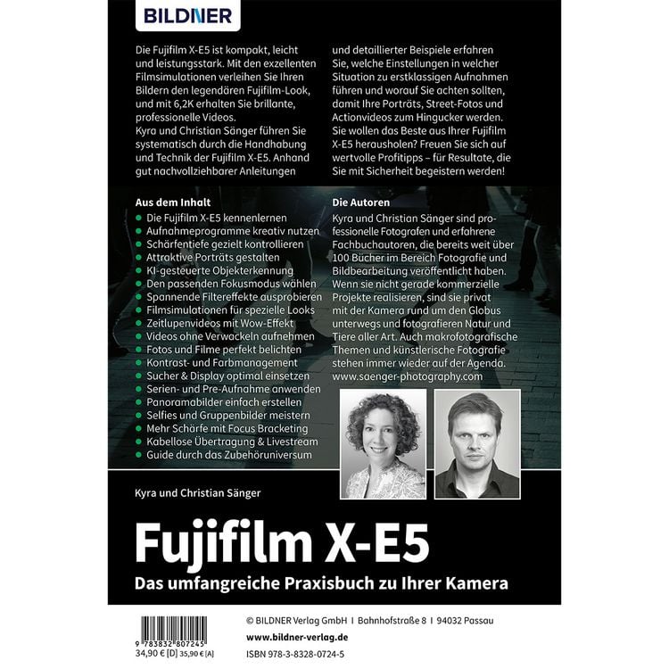 Produktbild: Fujifilm X-E5 - Das umfangreiche Praxisbuch zu Ihrer Kamera