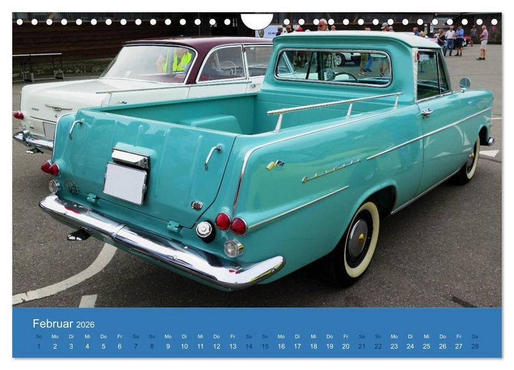 Produktbild: Opel Classics (Wandkalender 2026 DIN A4 quer), CALVENDO Monatskalender