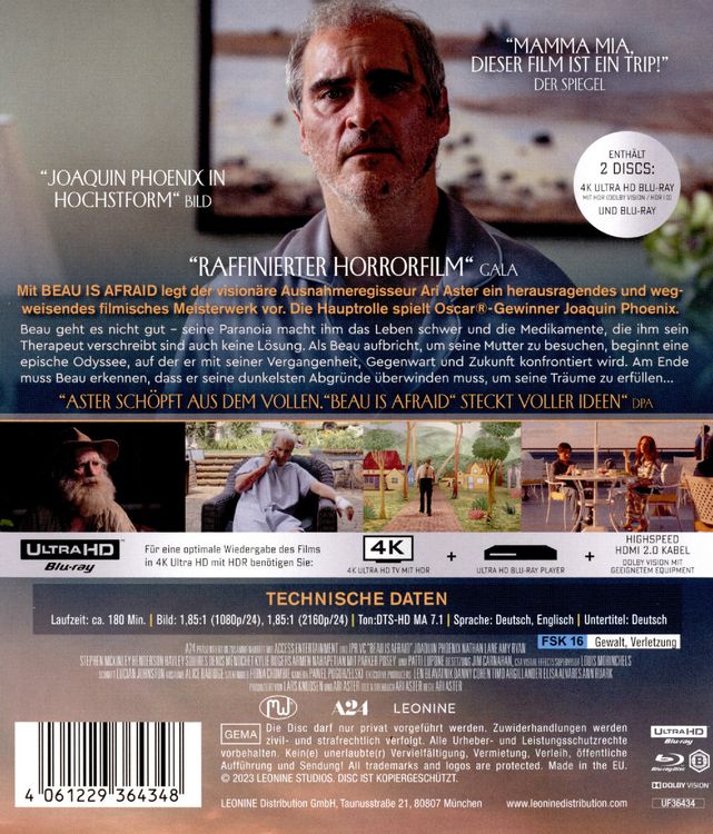 Produktbild: Beau is Afraid (+ Blu-ray)