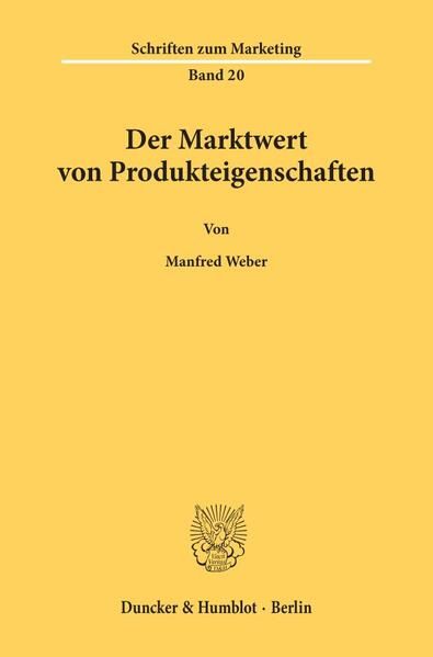 Produktbild: Der Marktwert von Produkteigenschaften.