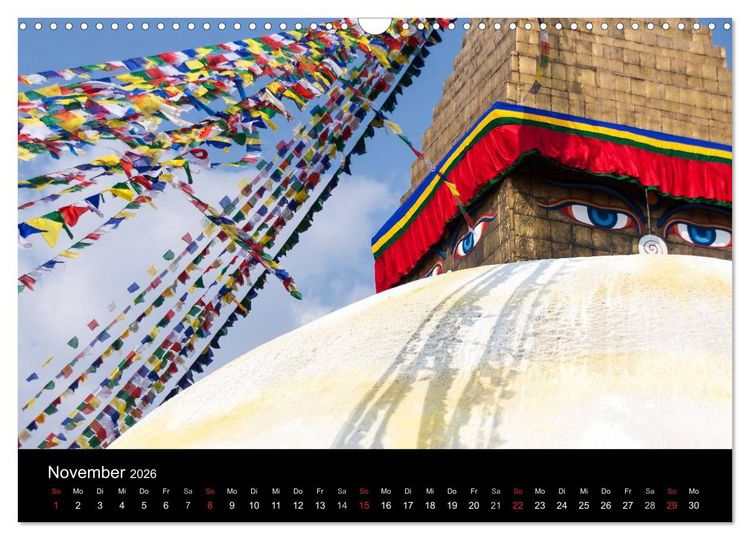 Produktbild: Namaste Nepal (Wandkalender 2026 DIN A3 quer), CALVENDO Monatskalender