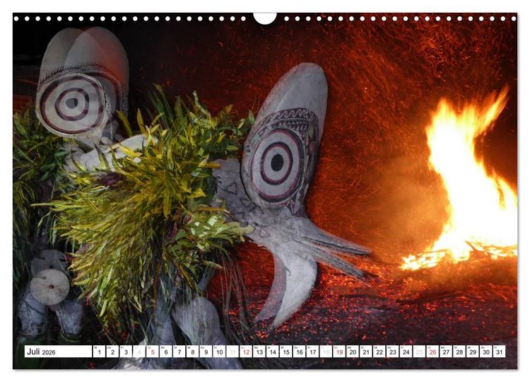 Produktbild: Papua-Neuguinea Geheimnisvolle Inselwelt (Wandkalender 2026 DIN A3 quer), CALVENDO Monatskalender