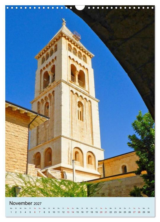 Produktbild: Evangelische Erl&ouml;serkirche Jerusalem (Wandkalender 2027 DIN A3 hoch), CALVENDO Monatskalender