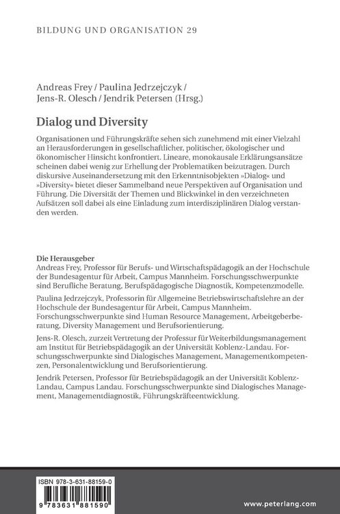 Produktbild: Dialog und Diversity